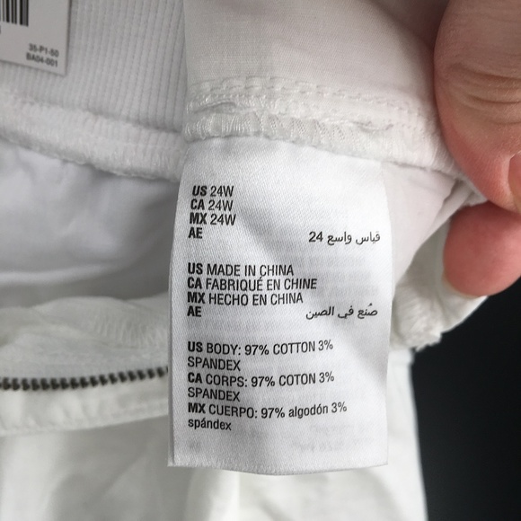 NEW Style & Co Bermuda Shorts roll cuff outdoor casual White 24W plus women's - Picture 10 of 13